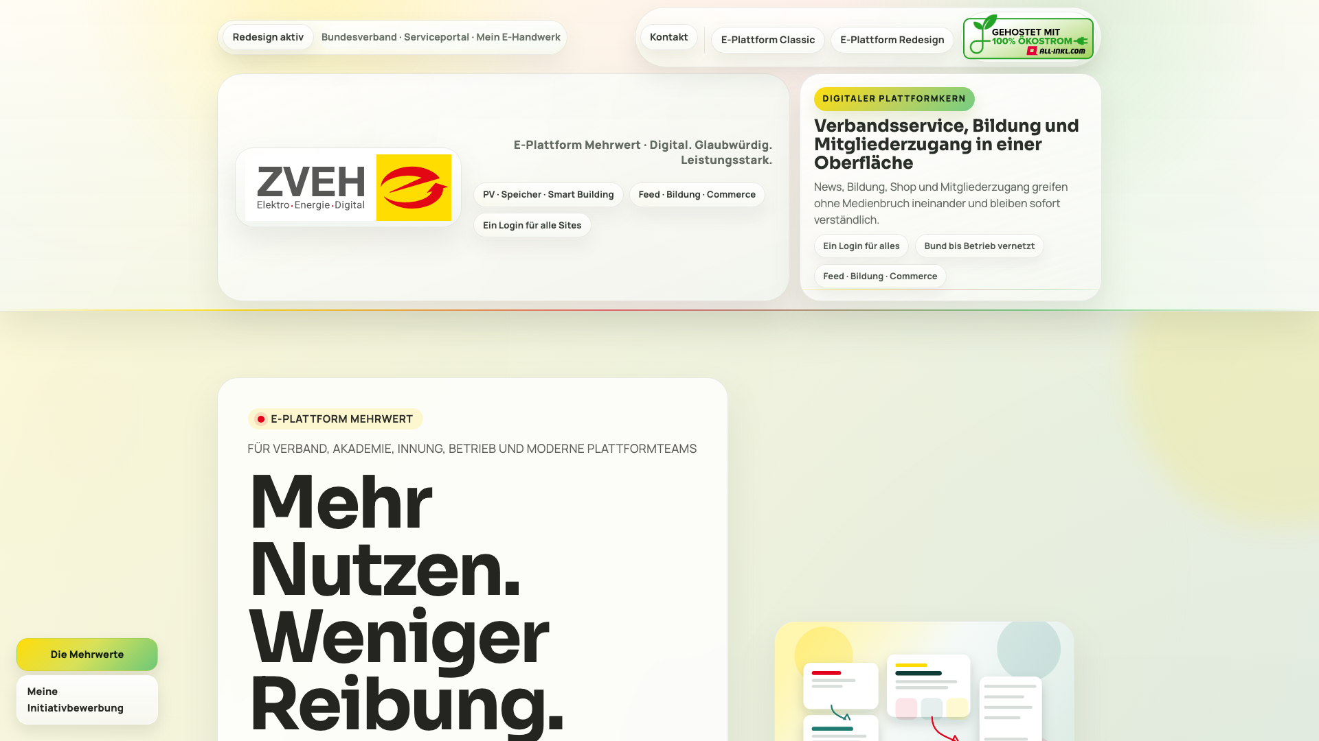 Referenzscreen aus zveh.wilmes.de für Mehrwertkommunikation, Schwerpunktsetzung und verständliche Angebotsdarstellung